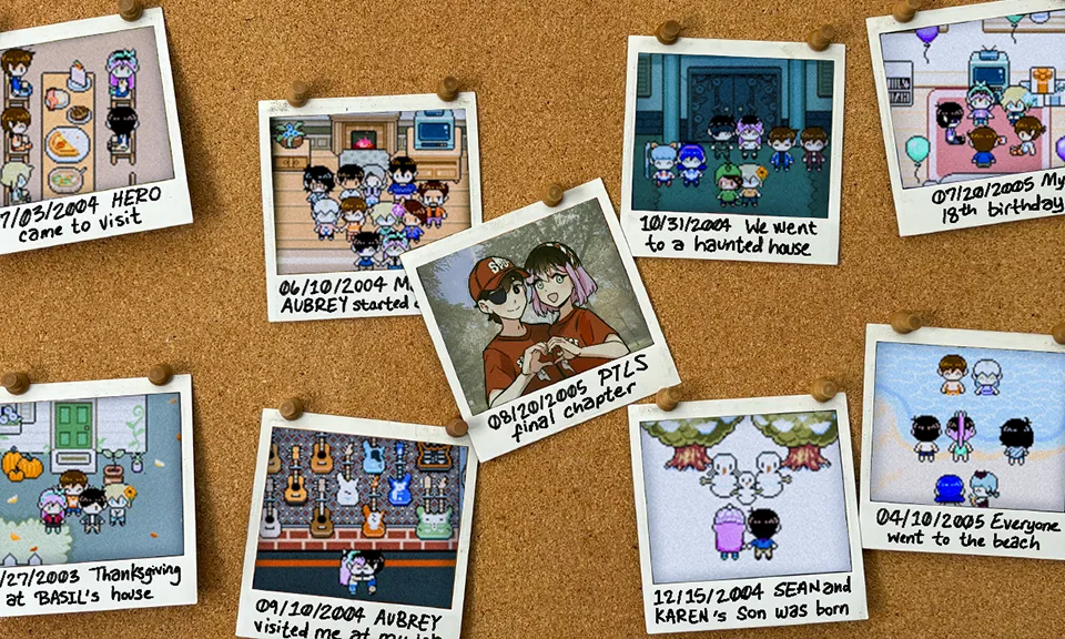 Small banner for mod Pink Tinted Love Stories FINALE