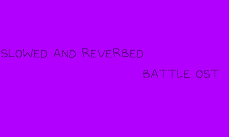 Small banner for mod Slowed and Reverbed Battle OST