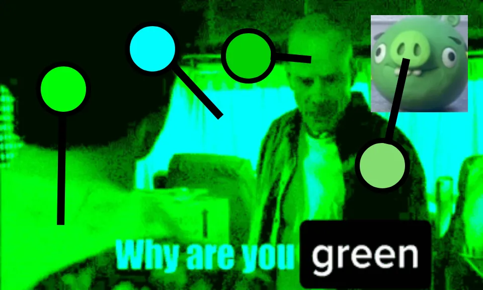 Small banner for mod Why Are You Green