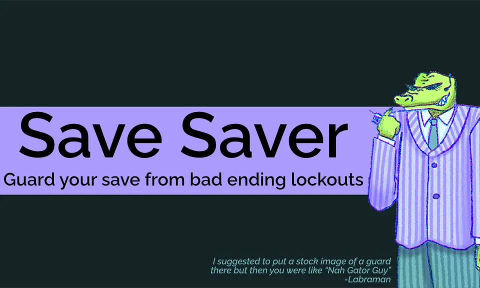 Small banner for mod Save Saver