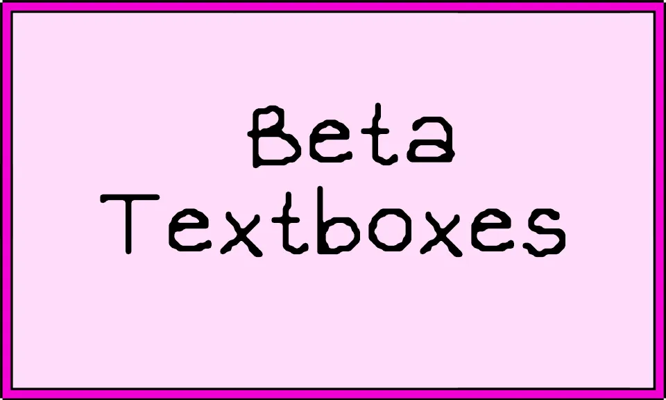 Small banner for mod Beta Textboxes