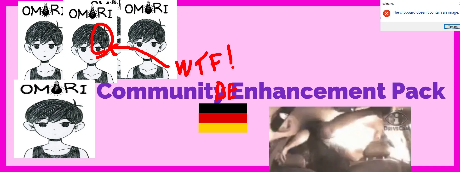 Banner image for mod OMORI Community De-Enhancement Pack