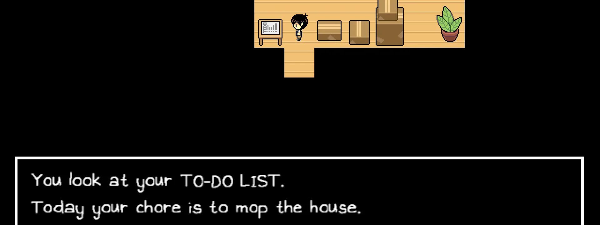 Banner image for mod Omori, but the sweeping chore is slightly more difficult