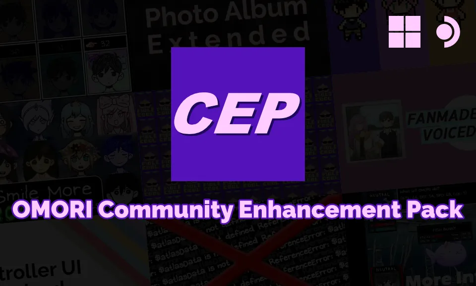 Small banner for mod OMORI Community Enhancement Pack