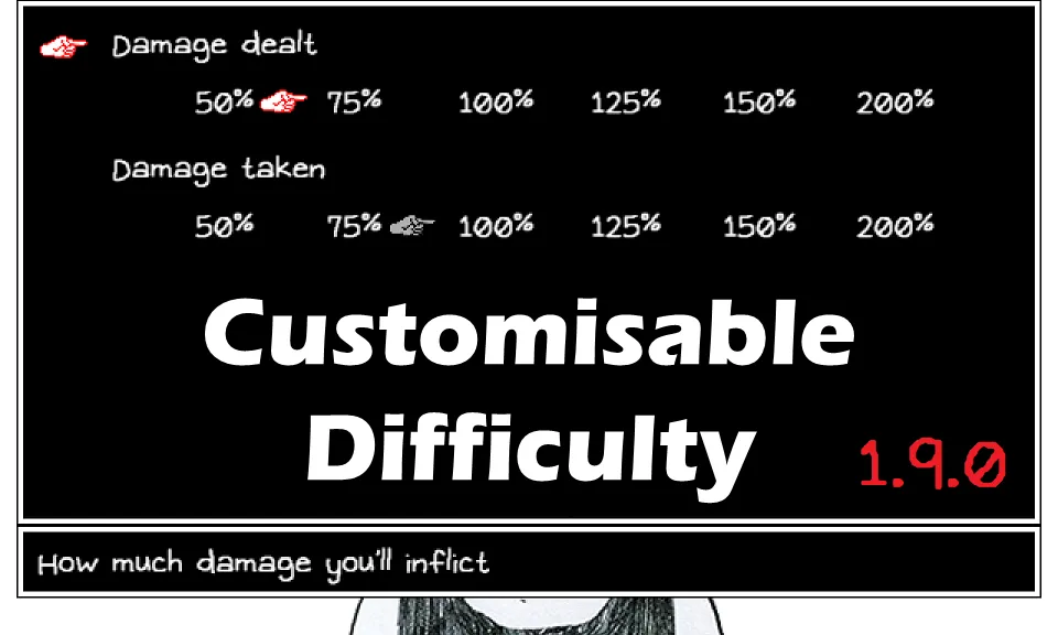 Small banner for mod Customisable Difficulty