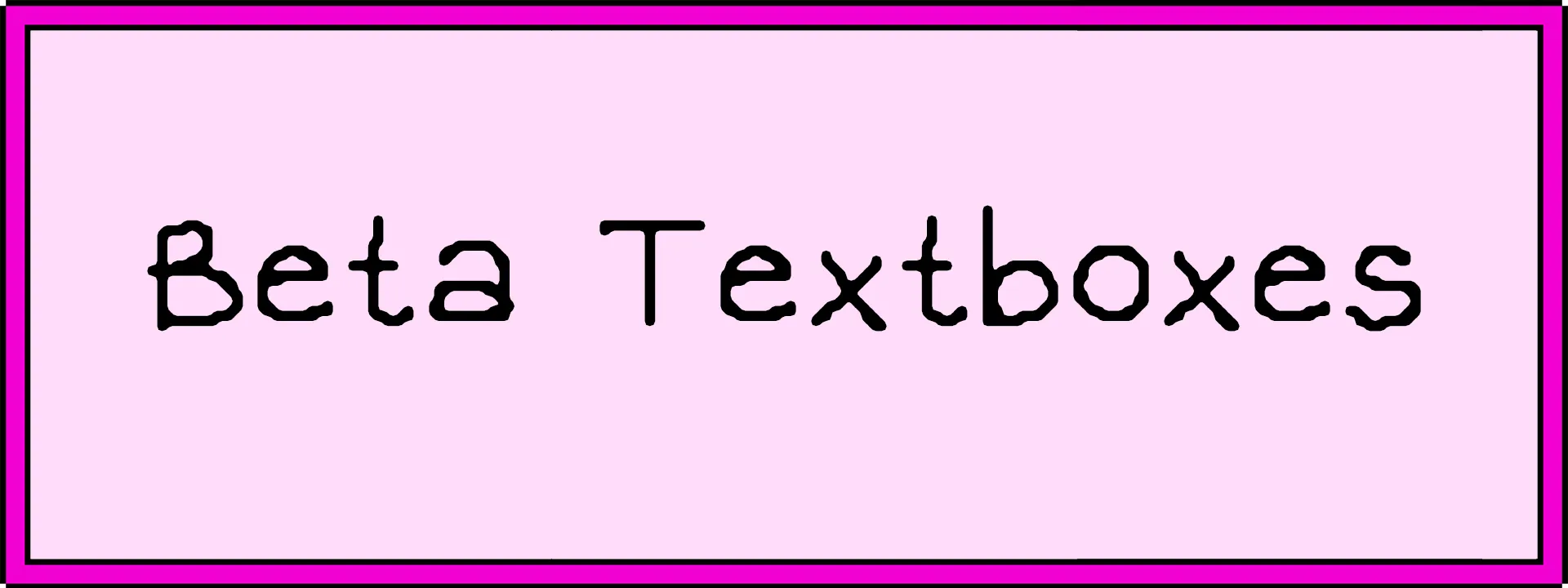 Banner image for mod Beta Textboxes